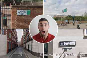 London's rudest street names revealed- from Cock Hill to Trump Street