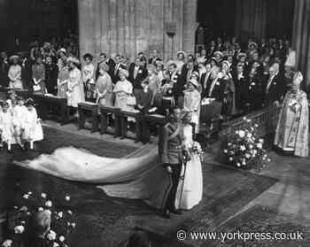 When Duke & Duchess of Kent married at York Minster, 1961