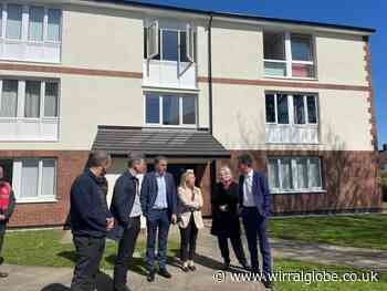 Former Labour leader Ed Miliband visits newly insulated Wirral homes