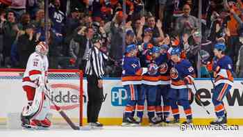 Islanders score fastest 4 goals in playoff history en route to Game 3 win over Hurricanes
