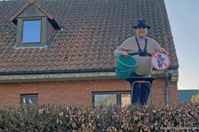 Philip ligt met emmer water op de loer tegen wildplassers: “Soms komen ze zelfs tot helemaal ín mijn tuin om hun rits open te trekken”