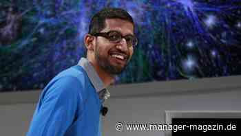 Techkonzern Alphabet: Google-Chef Sundar Pichai verdiente 226 Millionen Dollar