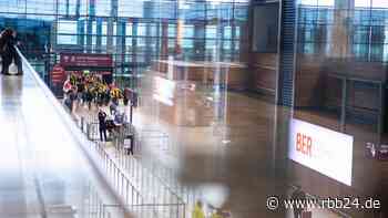 Ver.di ruft zu Warnstreik am Flughafen BER am Montag auf