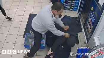 Peterborough shopkeepers wrestle attempted robber to the ground
