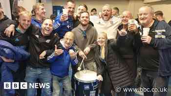 Footballer steps in to buy supporter a new drum