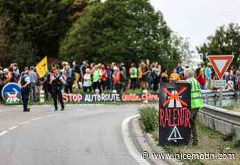 Des centaines de personnes protestent contre le projet d'autoroute A69 Toulouse-Castres, jugé anti-écologique