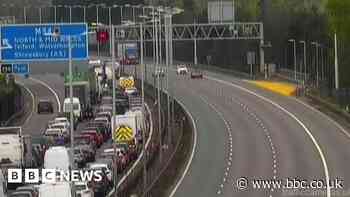M6 crash: Arrest as multi-vehicle collision causes delays
