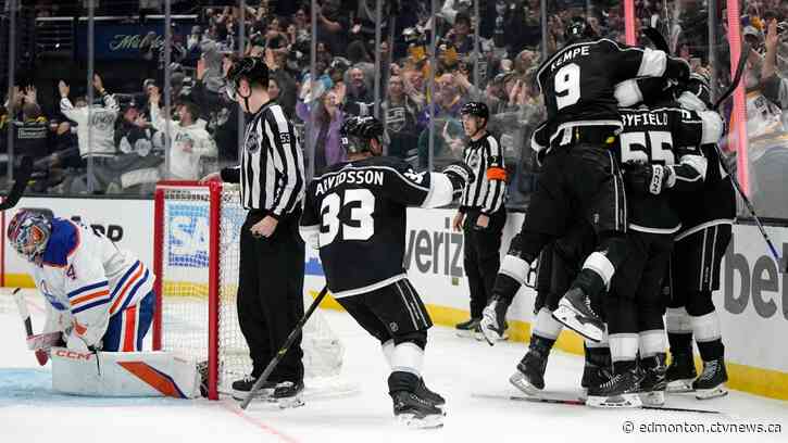 Kings defeat Oilers in OT to take 2-1 series lead