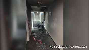 Saskatoon police investigate suspicious apartment fire