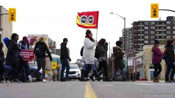 Union leadership to provide update on strike by thousands of public-service workers