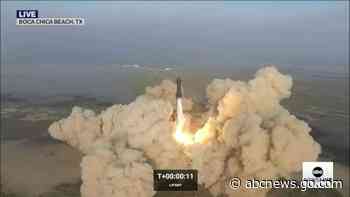 WATCH:  SpaceX Starship rocket launches into space