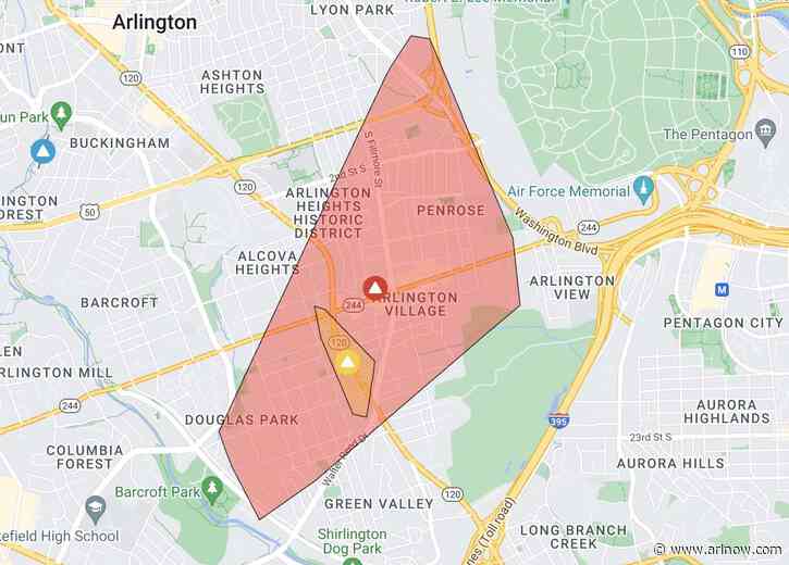 JUST IN: Over 5,000 without power in Arlington after storms
