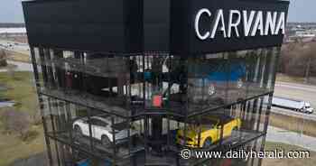 Suburban Skyview: New Carvana vending machine in Schaumburg