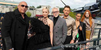 Zoe Saldana & Vin Diesel are Joined By Their 'Guardians of the Galaxy' Characters at European Premiere