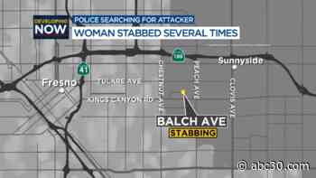Woman hospitalized after being stabbed by cousin in Fresno, police say