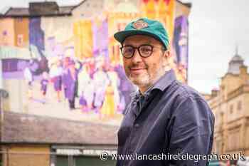Pictures: Final gable art mural in Padiham has been completed