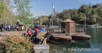 Leonardo’s Ferry Left High and Dry by Global Warming and Red Tape