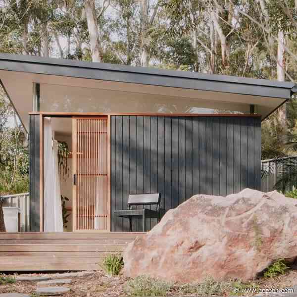Compact garden studio nestles among trees in New South Wales