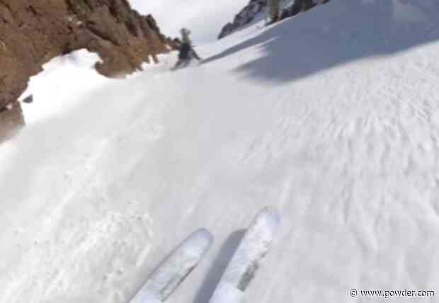 Look: Pro Skiers Are Not Like Us (They Barely Turn)
