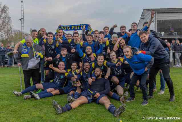 Putte bibbert even tegen Booischot, maar pakt verdiende titel in 3de provinciale B: “Duffel had de sterkste kern, wij de beste ploeg”