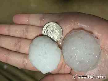 PHOTOS: Hill Country hail reported Saturday night
