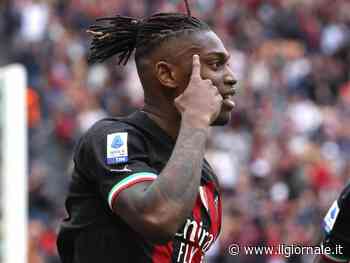 Milan, una doppietta di Leao stende il Lecce