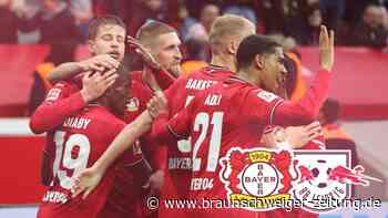 Effektive Werkself setzt Aufholjagd gegen RB fort