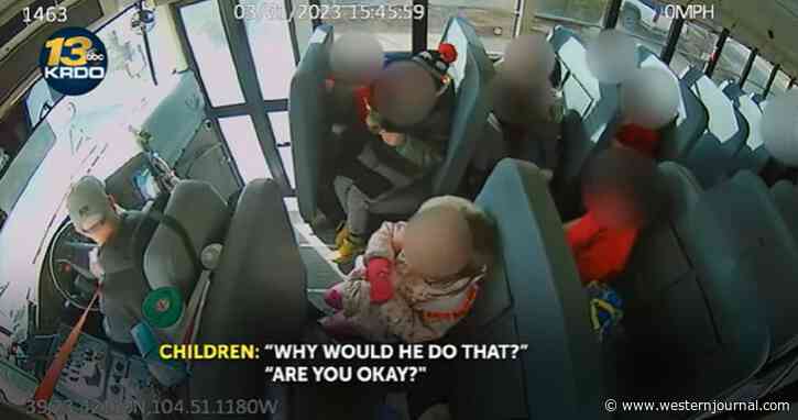 Watch: School Bus Driver Gets 30 Counts of Child Abuse for This One Moment Behind the Wheel