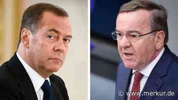 Medwedew droht mit „Parade in Berlin“: Pistorius‘ ZDF-Auftritt sorgt Aufruhr in Russland