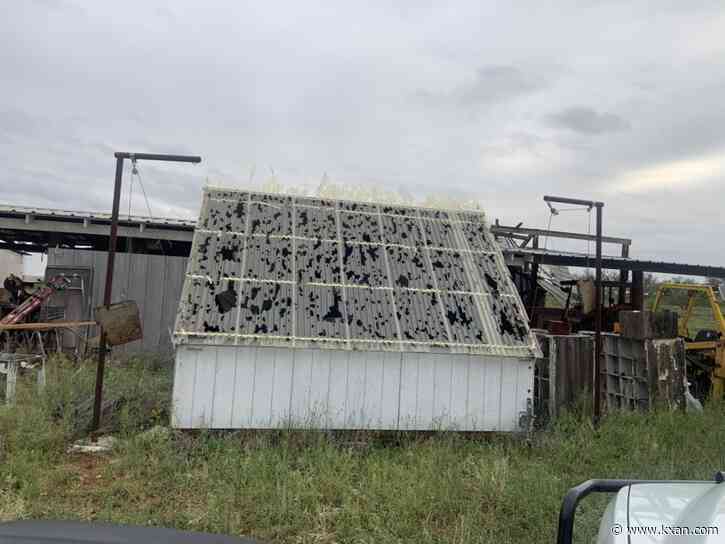 VIDEO: Golf ball-sized hail damages Hill Country property