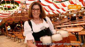 Seit mehr als 40 Jahren im Bierzelt: Bedienen ist Wally Saurs Traumjob ist