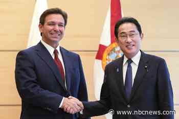 Ron DeSantis praises military build-up in visit to Japan