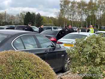 Police arrest five people at York Designer Outlet in Fulford