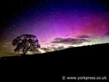 North Yorkshire: Northern Lights spotted over Ebberston