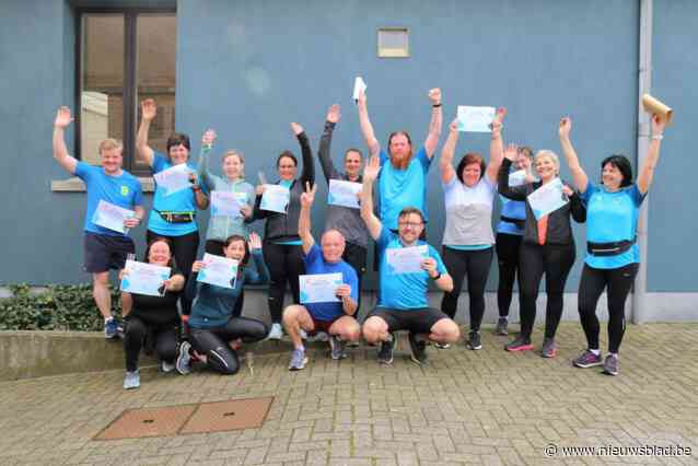 Start-to-runners ontvangen diploma op uitstekend moment
