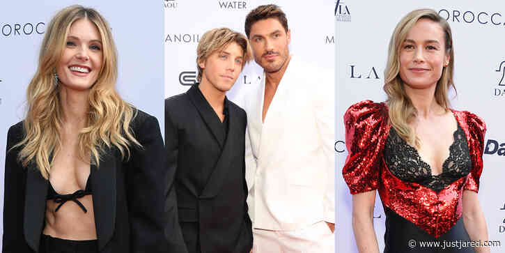 Lukas Gage & Chris Appleton Couple Up For Daily Front Row's Fashion Awards With Brie Larson, Meghann Fahy & More