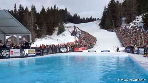 Look: Skier Wins Alyeska Pond Skim With Incredible Double Backflip