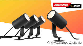 Media Markt: Gartenspot Philips Hue Lily im Bundle günstiger