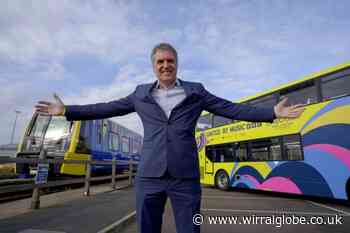 Mayor unveils Eurovision trains and busses coming to Merseyside