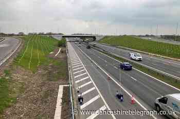 The M55 will be closed overnight for the rest of the week
