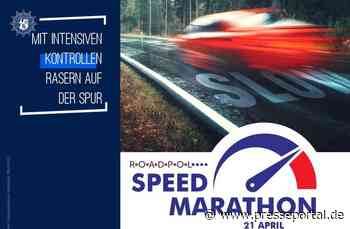 POL-PPWP: Speedmarathon: 1.995 Geschwindigkeitsverstöße an einem Tag