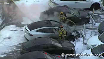Tesla Heavily Damaged in Fire at Fort Lauderdale Dealership