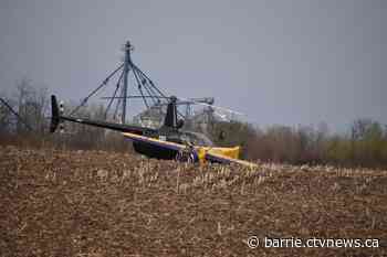 Pilot escapes plane crash in Collingwood, Ont.