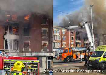 Huge plumes of smoke seen as second fire breaks out at hotel