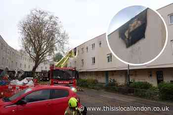 Two children and three adults flee Holloway house fire