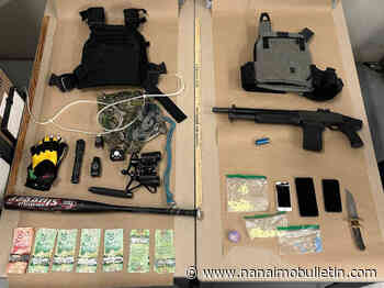 Drugs, weapons and cash found when Nanaimo RCMP pull over uninsured pickup truck