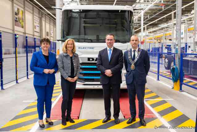 DAF opent nieuwe assemblagefabriek voor elektrische trucks