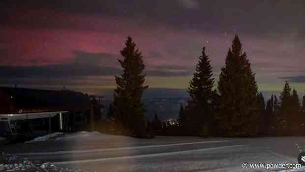Look: Dazzling Aurora Display Captured Above Colorado Ski Resort