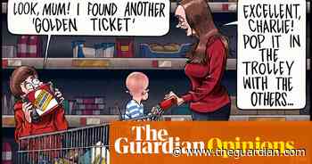 Ben Jennings on the effect of soaring food prices on families – cartoon