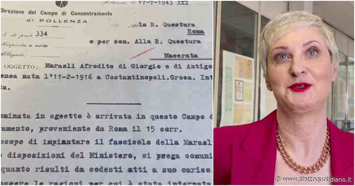 25 aprile, la storia d’amore tra Afrodite e Achille: lei internata a Pollenza dalla Grecia, lui le invia una lettera prima di essere fucilato dai fascisti